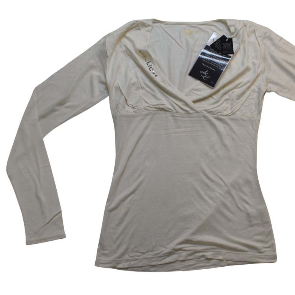 All Sport Couture NFL Womens Detroit Lions The Blitz Cream Shirt New